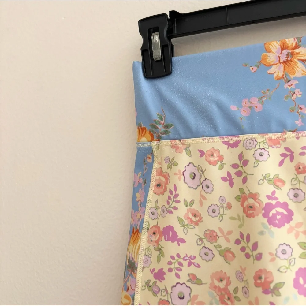 LoveShackFancy Floral and Blue Leggings - Picture 12 of 16